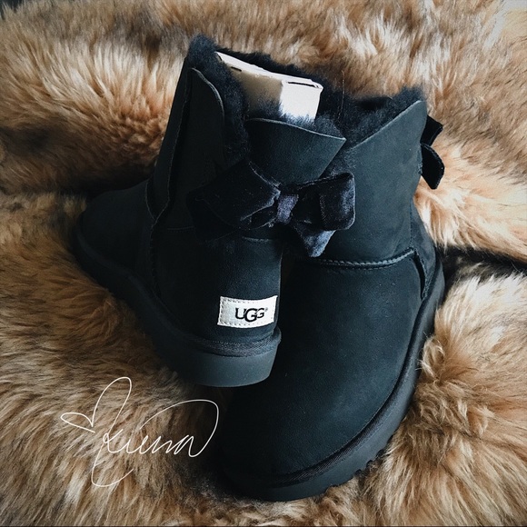 UGG Shoes - Ugg Mini Bailey Bow II Velvet (10)